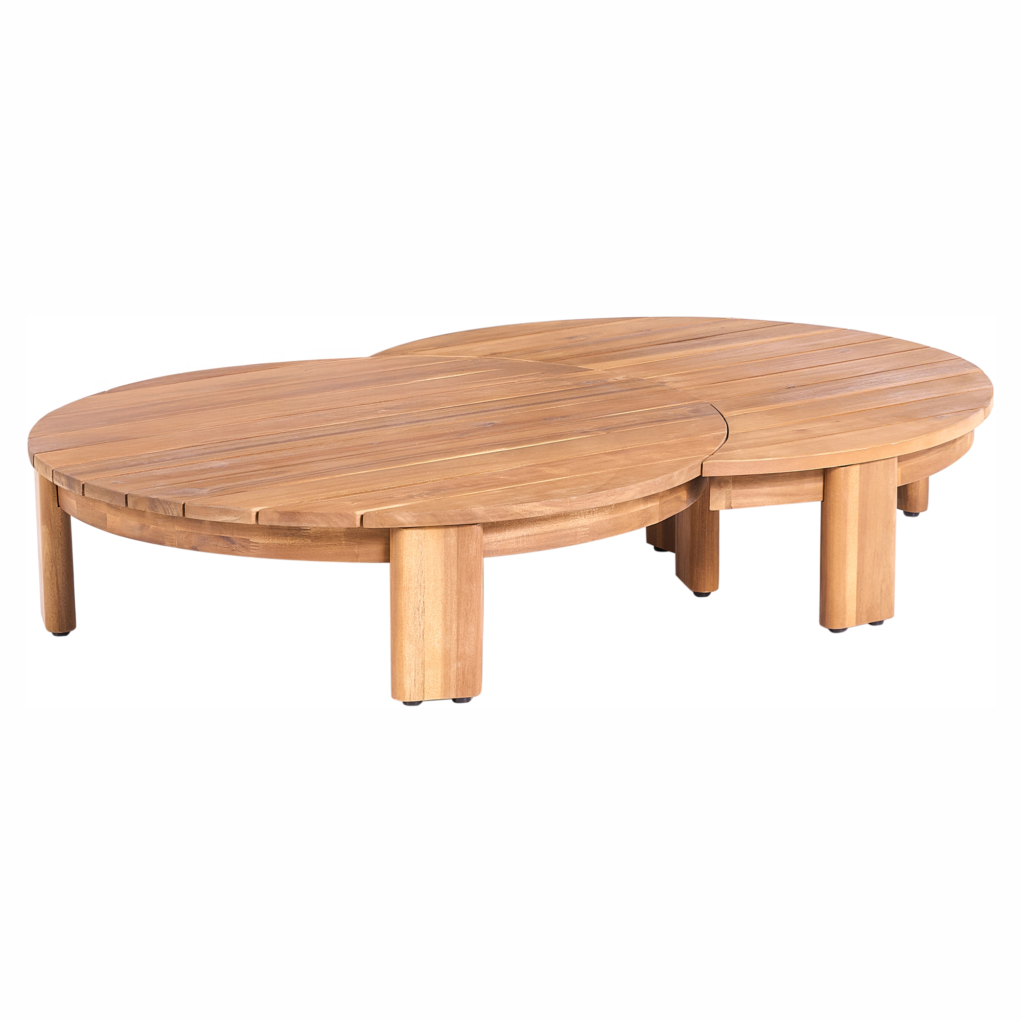 Havesofabord ARZELLO  135 cm 90 cm Akacietræ Brun