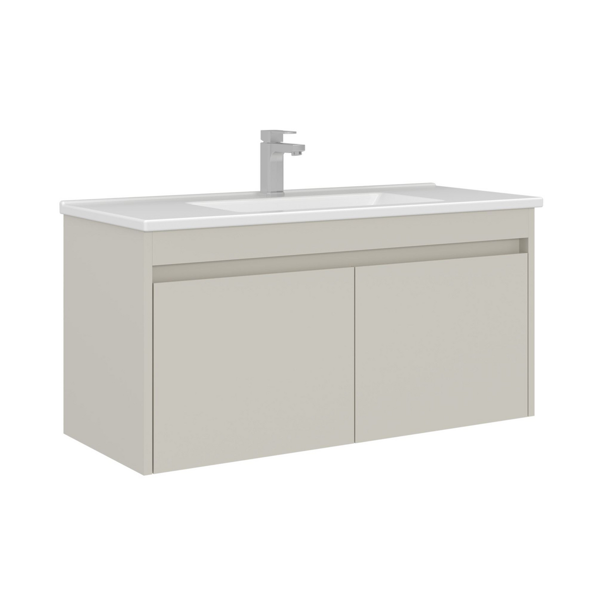 Norda Design Badeværelsesskab med håndvask Arno 100 Skuffe 45 x 100 x 52 cm