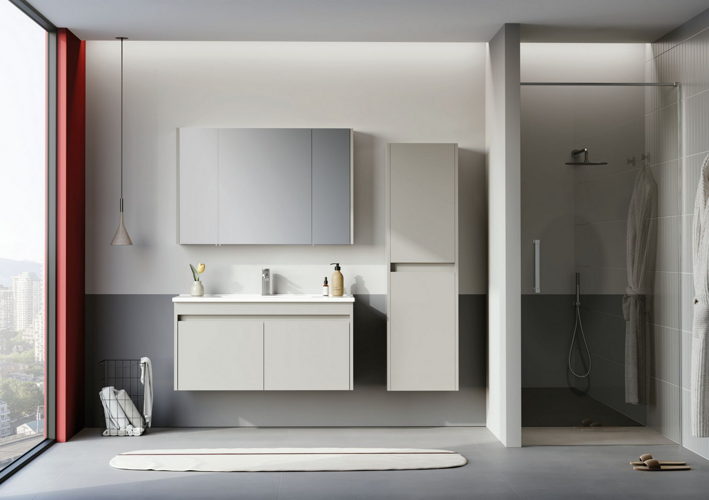 Norda Design Badeværelsesskab Arno 40 27 x 40 x 138 cm