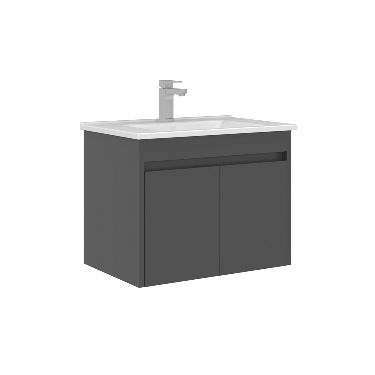 Norda Design Badeværelsesskab med håndvask Arno 65 Dør 45 x 65 x 52 cm