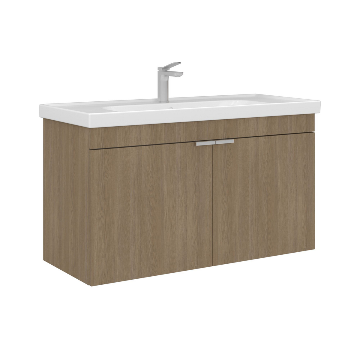 Norda Design Badeværelsesskab med håndvask Desna 100 45 x 100 x 58 cm