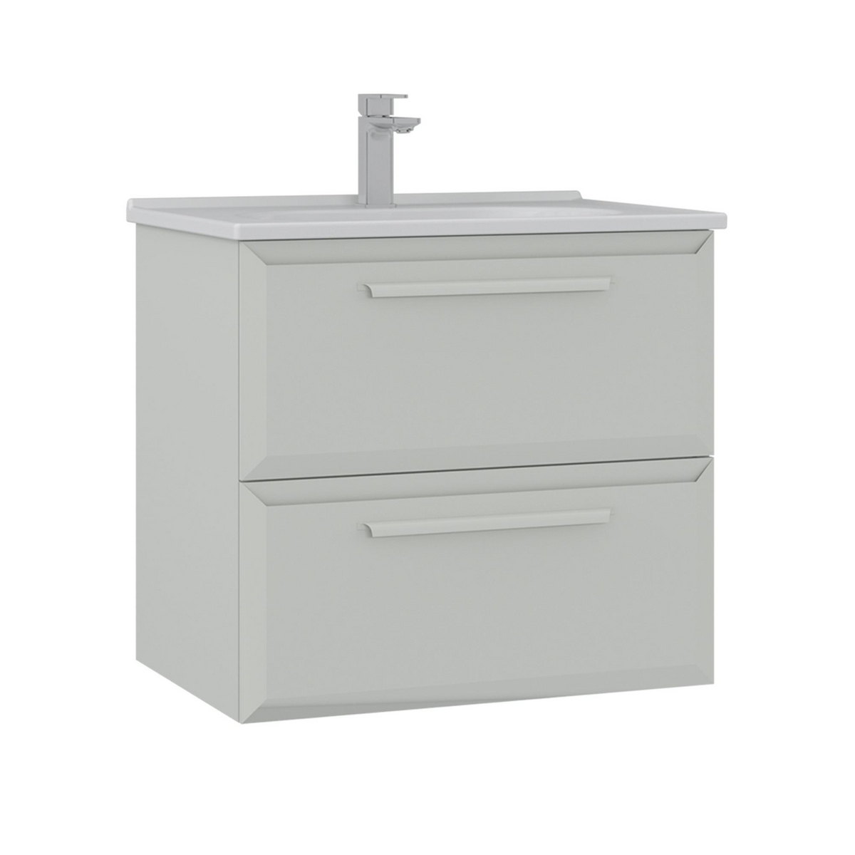 Norda Design Badeværelsesskab med håndvask Nuvola 65 v2 50 x 65 x 62 cm