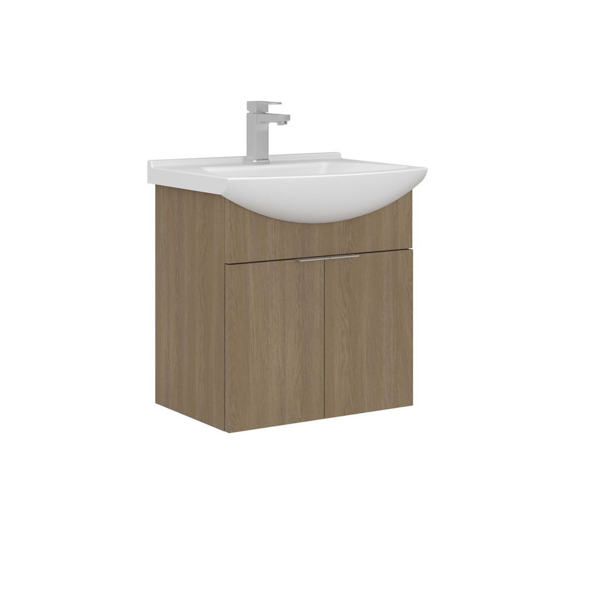 Norda Design Badeværelsesskab med håndvask Purus 55 50 x 55 x 58 cm