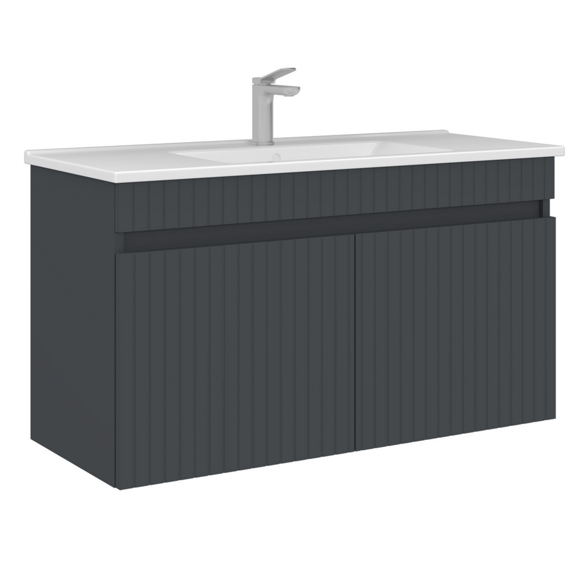 Norda Design Badeværelsesskab med håndvask Tivoli 100 45 x 100 x 57 cm