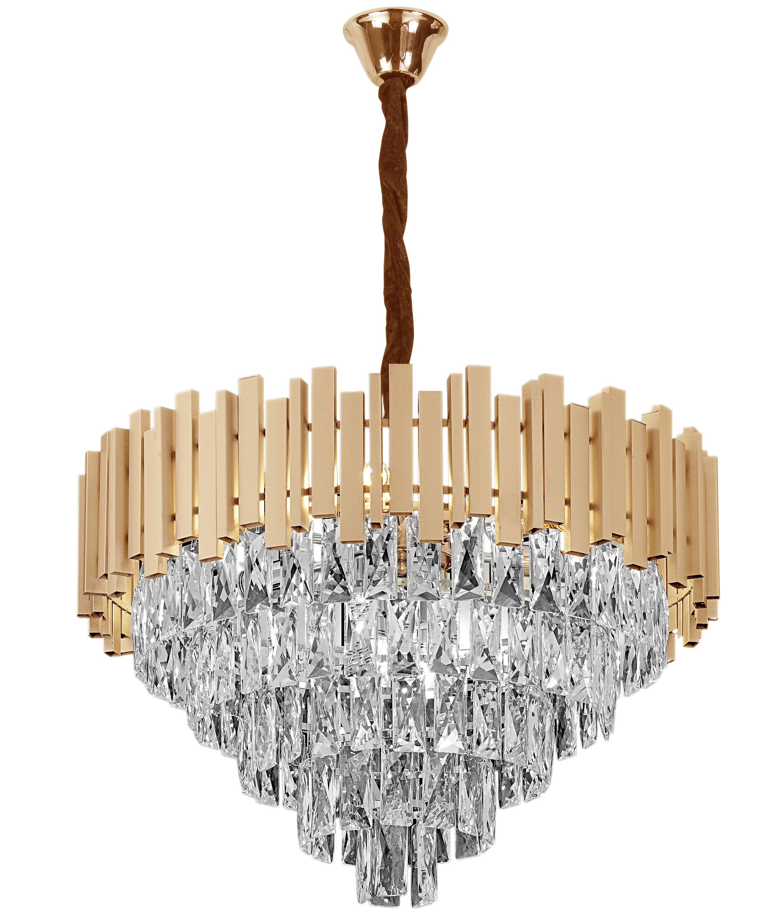 TOOLIGHT hængende loftlampe G050-CP 50CM Guld 79x46x34cm