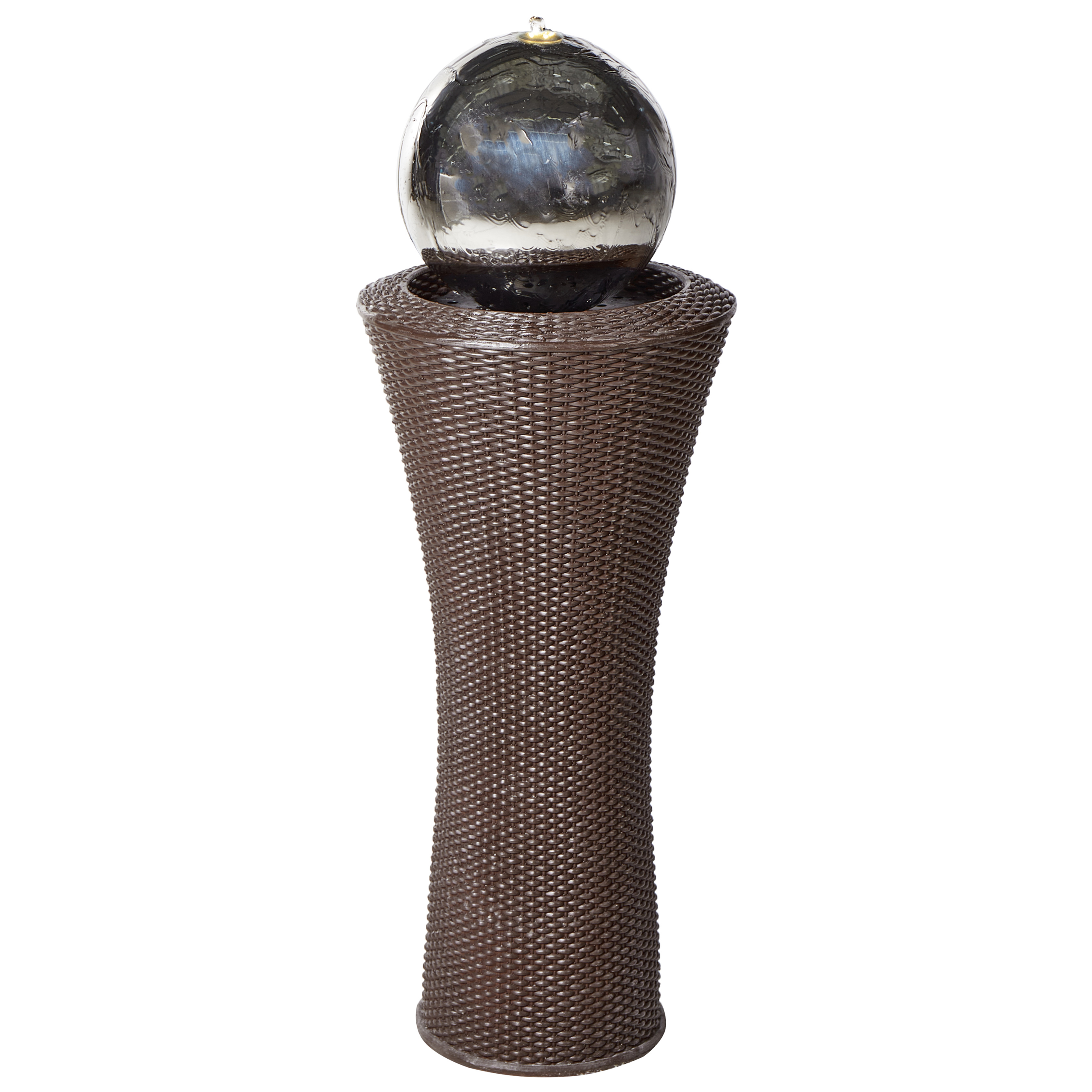 Havefontæne LED ZENYATTA Brun