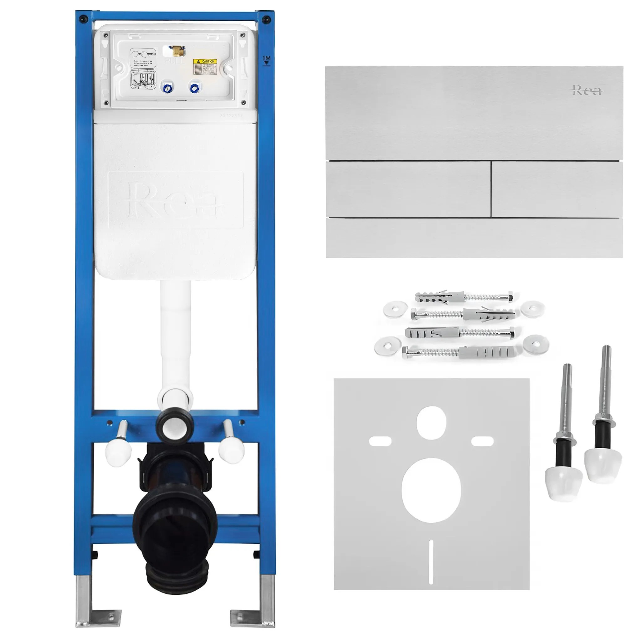 REA indbygningscisterne SLIM 024N Hvid, 22x35,2x106,2cm