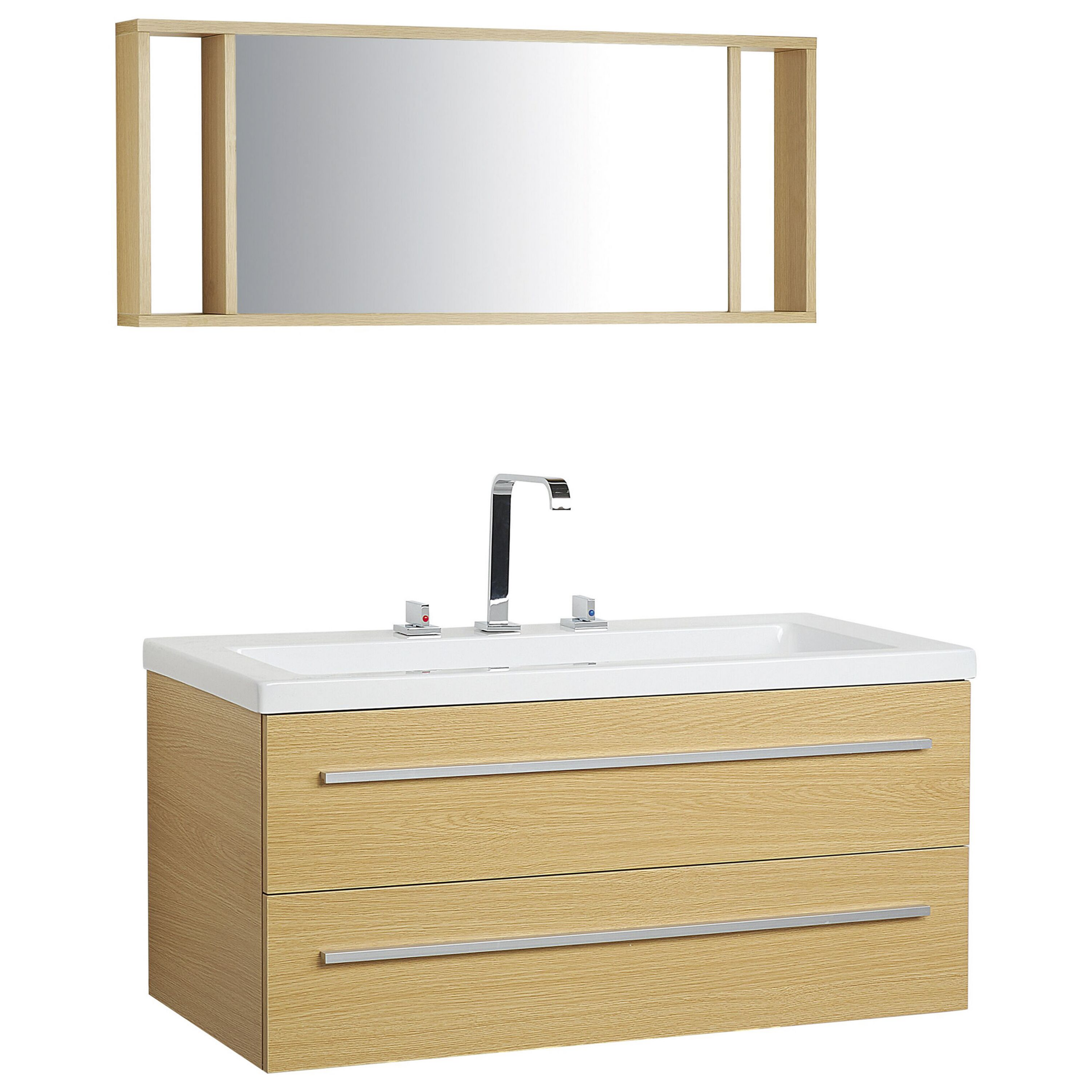 Sæt af badeværelsesmøbler ALMERIA Beige