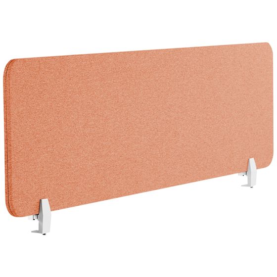 Skrivebordsdeler WALLY 130 x 40 cm Murstensrød