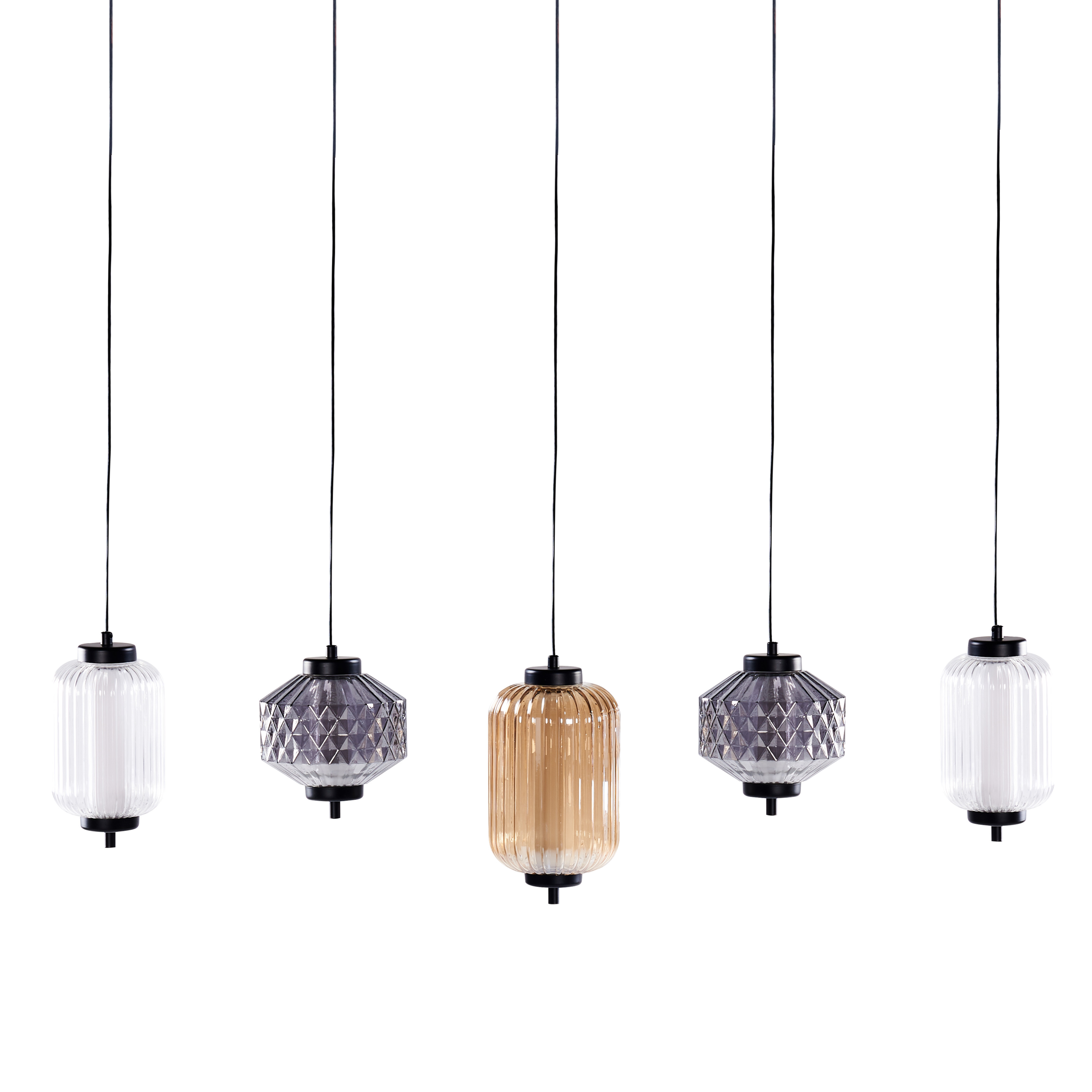 LED-pendel lampe SULLANE LED Glas Multifarvet