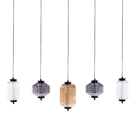 LED-pendel lampe SULLANE LED Glas Multifarvet