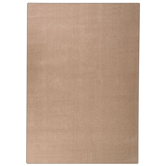 Shaggy gulvtæppe DEMRE Mørk beige 140 x 200 cm