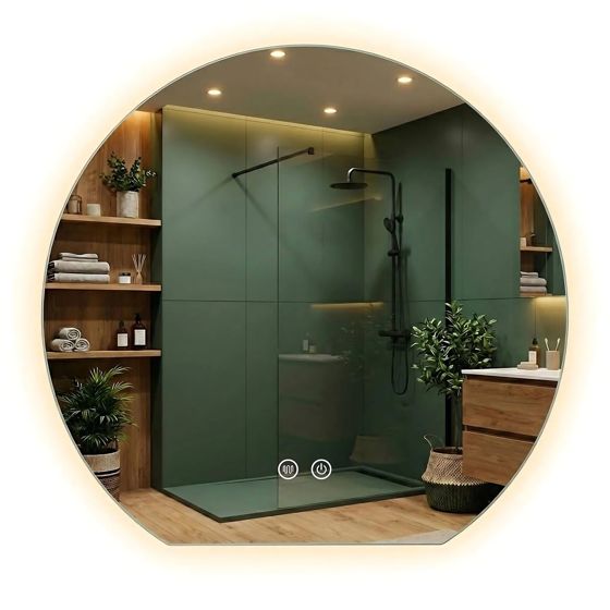REA spejl FABIO 70 LED Gennemsigtig 2,5x70x60cm