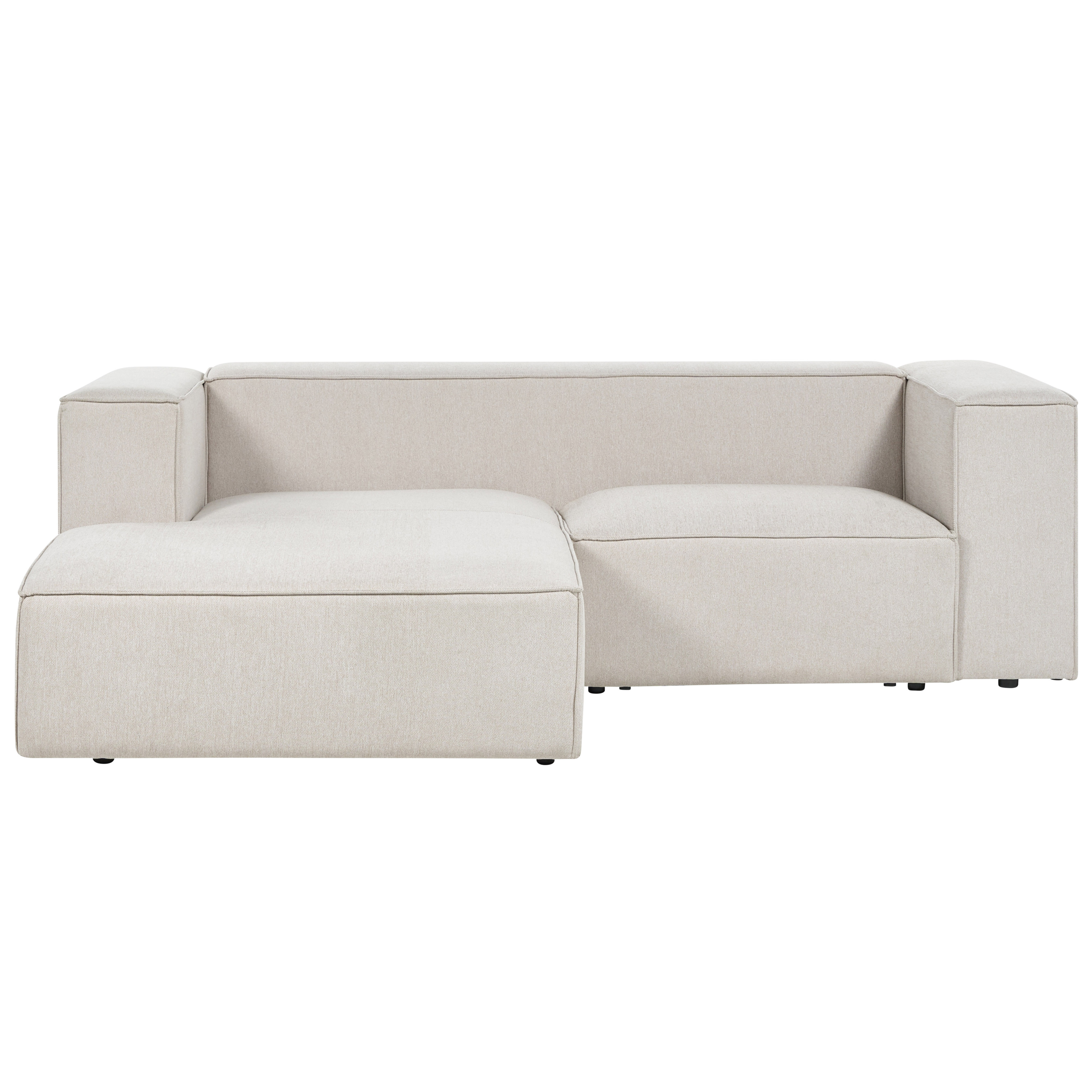 Hjørnesofa 2 personers VERNON Lys Beige Højrevendt