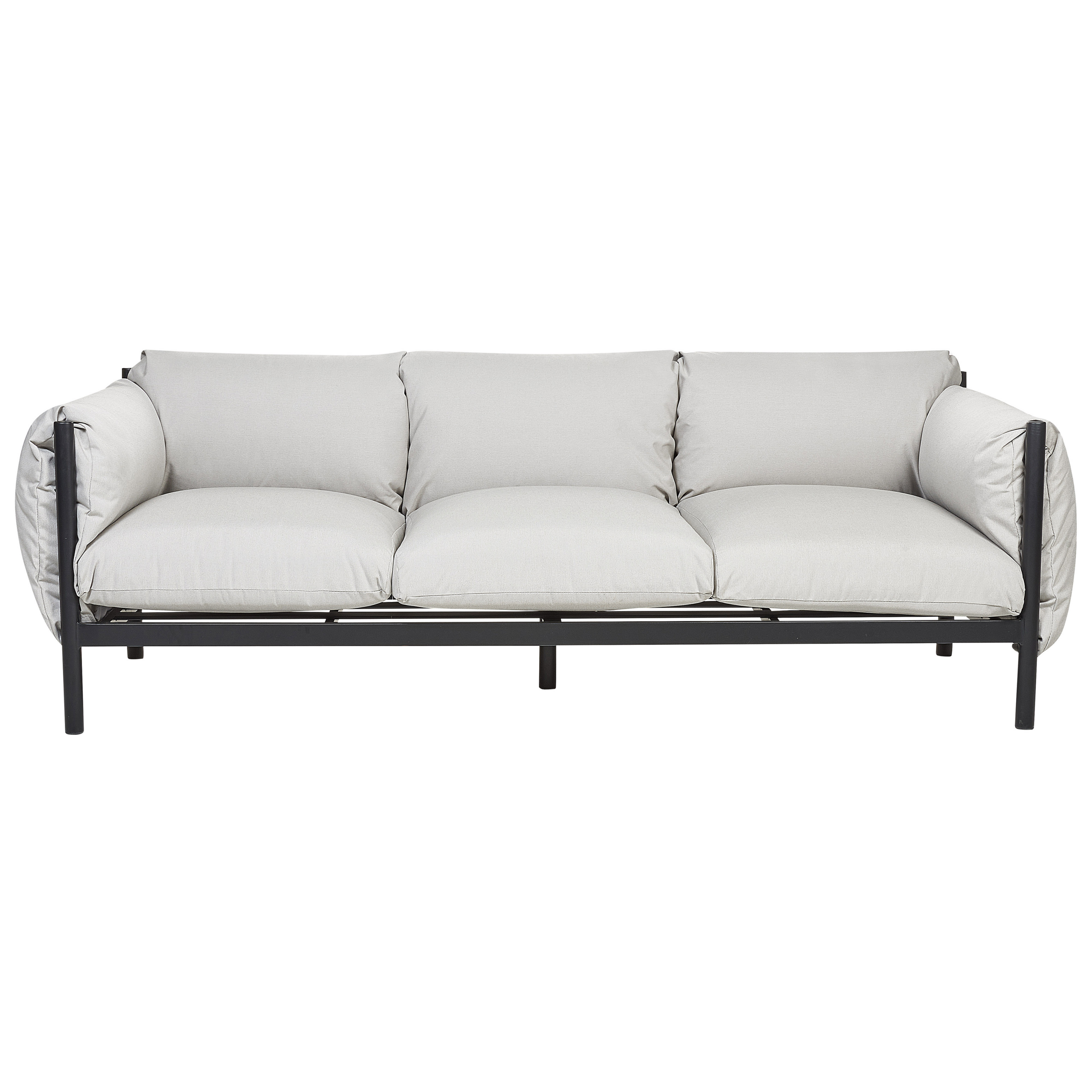 Havesofa 3 personers ESPERIA Metal Grå