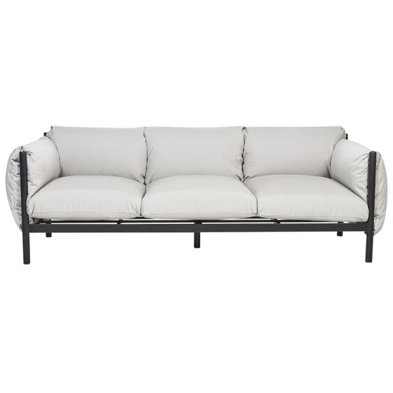 Havesofa 3 personers ESPERIA Metal Grå