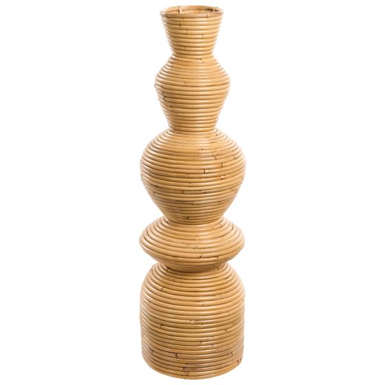 Dekovase NUORO 70 cm Rattan Naturlig