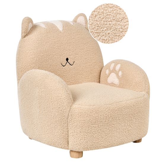 Børnelænestol Kat ZOAR Boucle Beige
