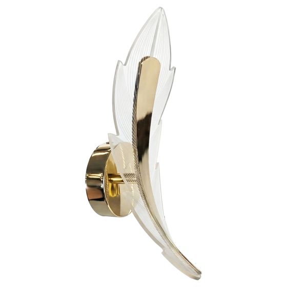 TOOLIGHT væglampe G182-W LED Guld 11x11x32cm