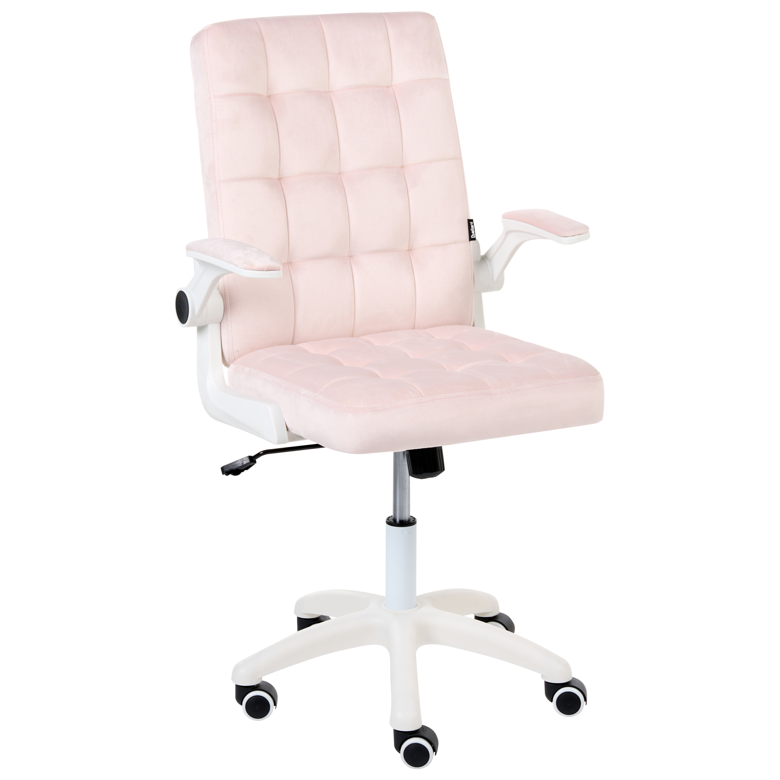 Kontorstol DANDY Velour Pastellrosa
