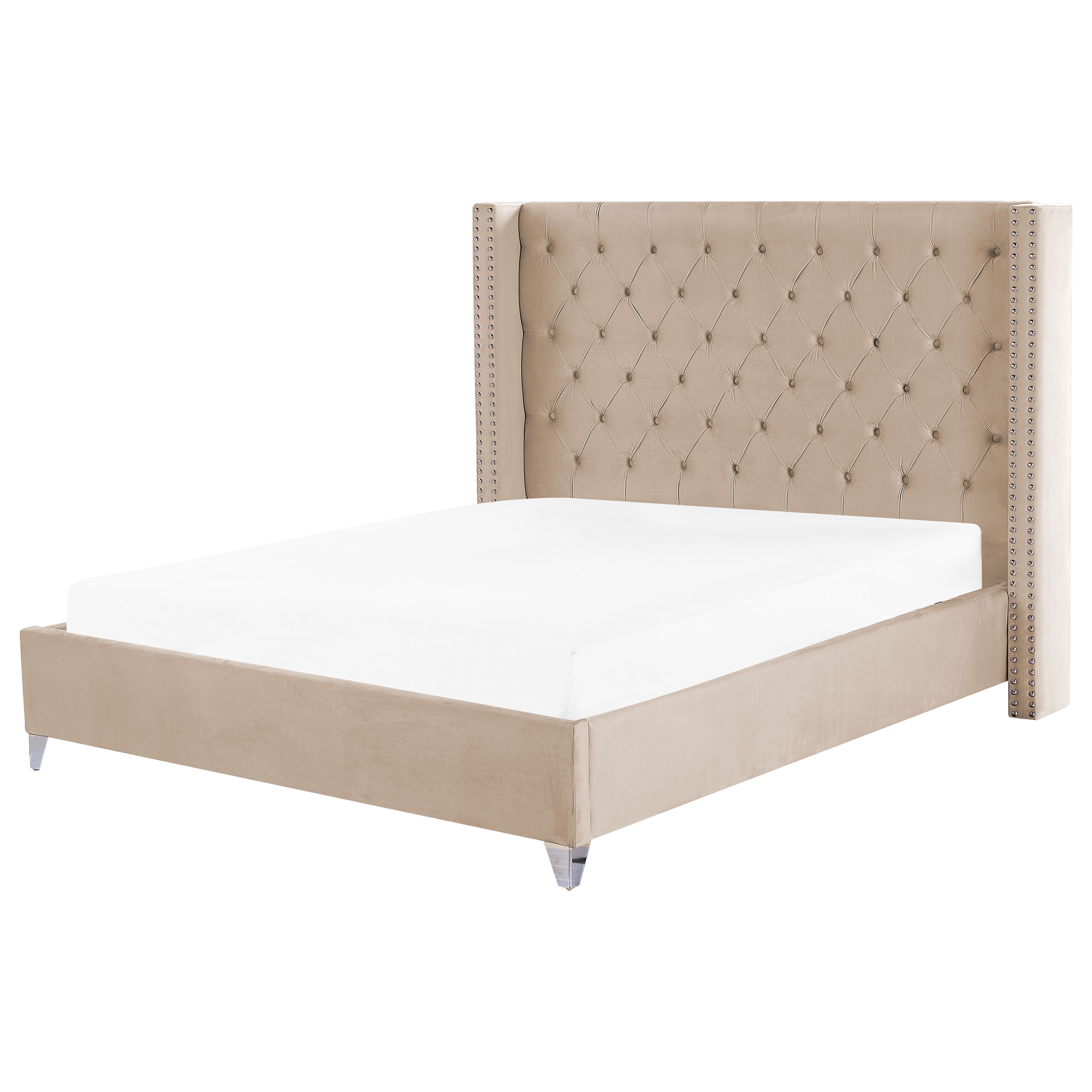 Seng Velour LUBBON 180 x 200 cm Beige