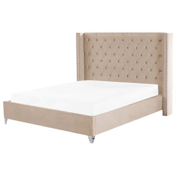Seng Velour LUBBON 180 x 200 cm Beige