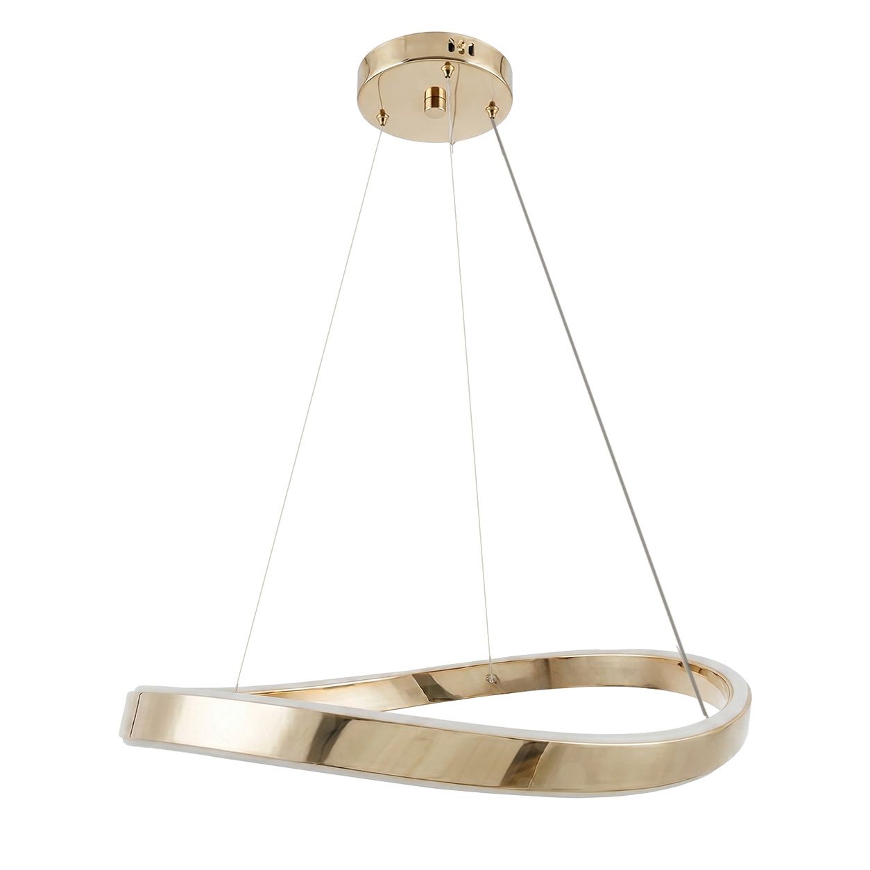 TOOLIGHT hængende loftlampe SWE066-CP 60cm Guld 60x60x5cm