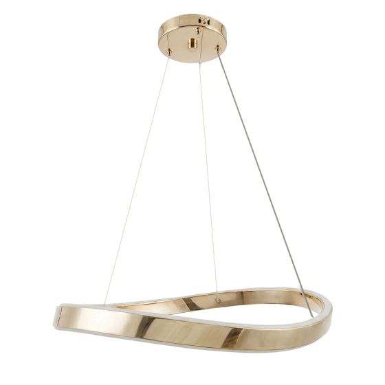 TOOLIGHT hængende loftlampe SWE066-CP 60cm Guld 60x60x5cm
