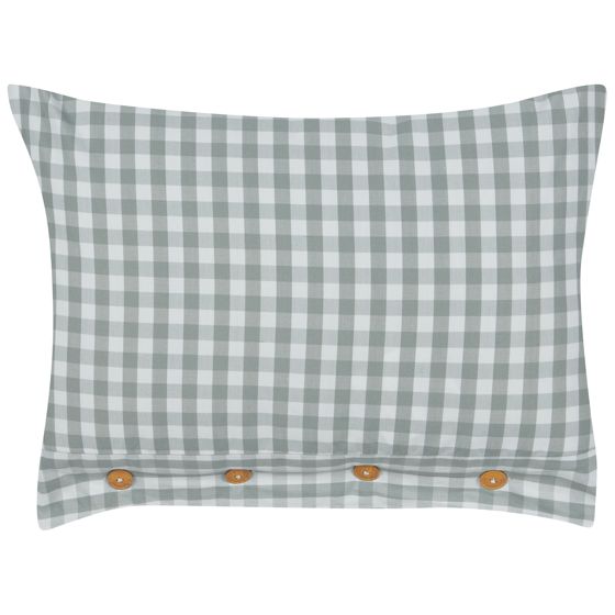 Pyntepude TALYA 40 x 60 cm Mintgrøn Ternet mønster