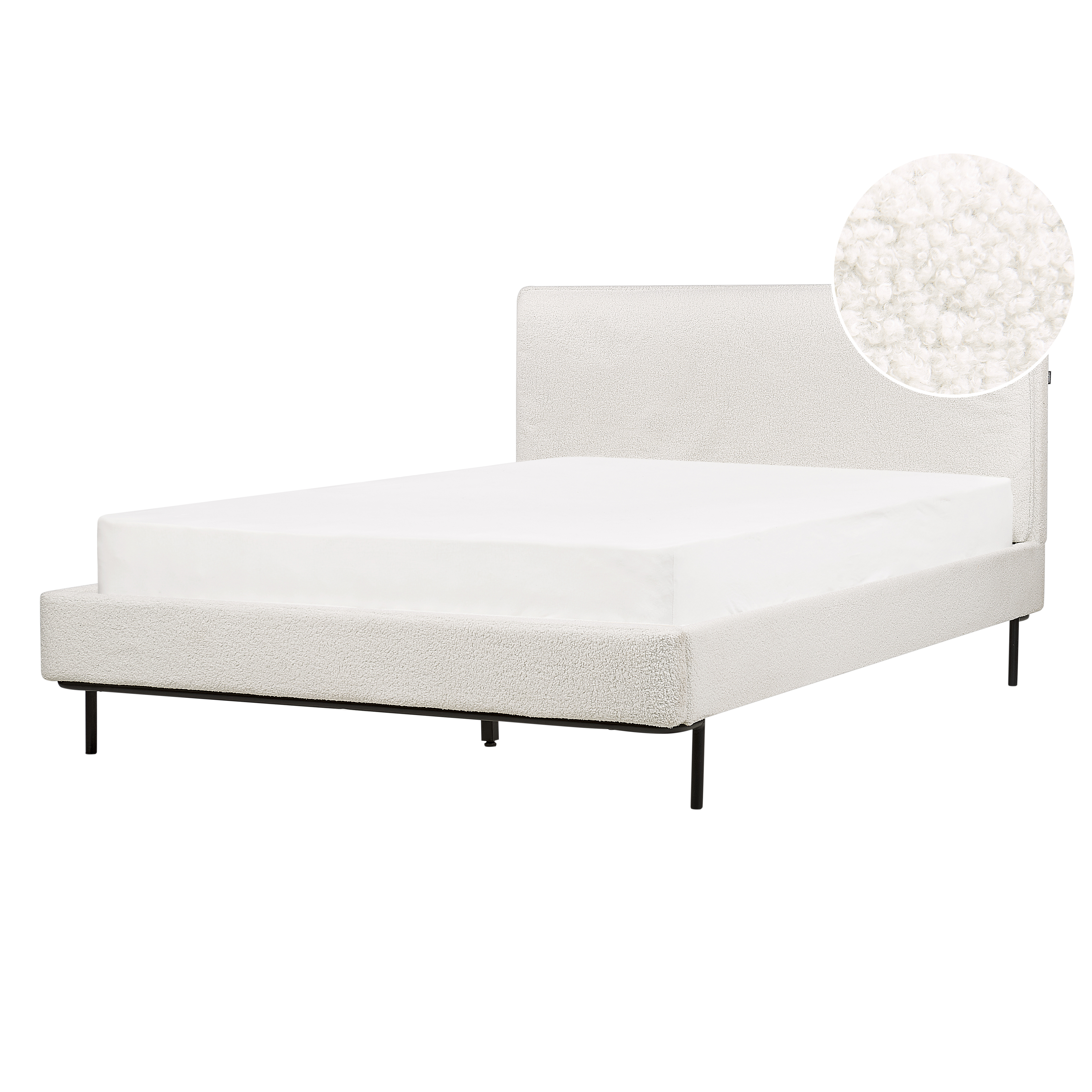 Seng Boucle CORIO 140 x 200 cm Cremehvid