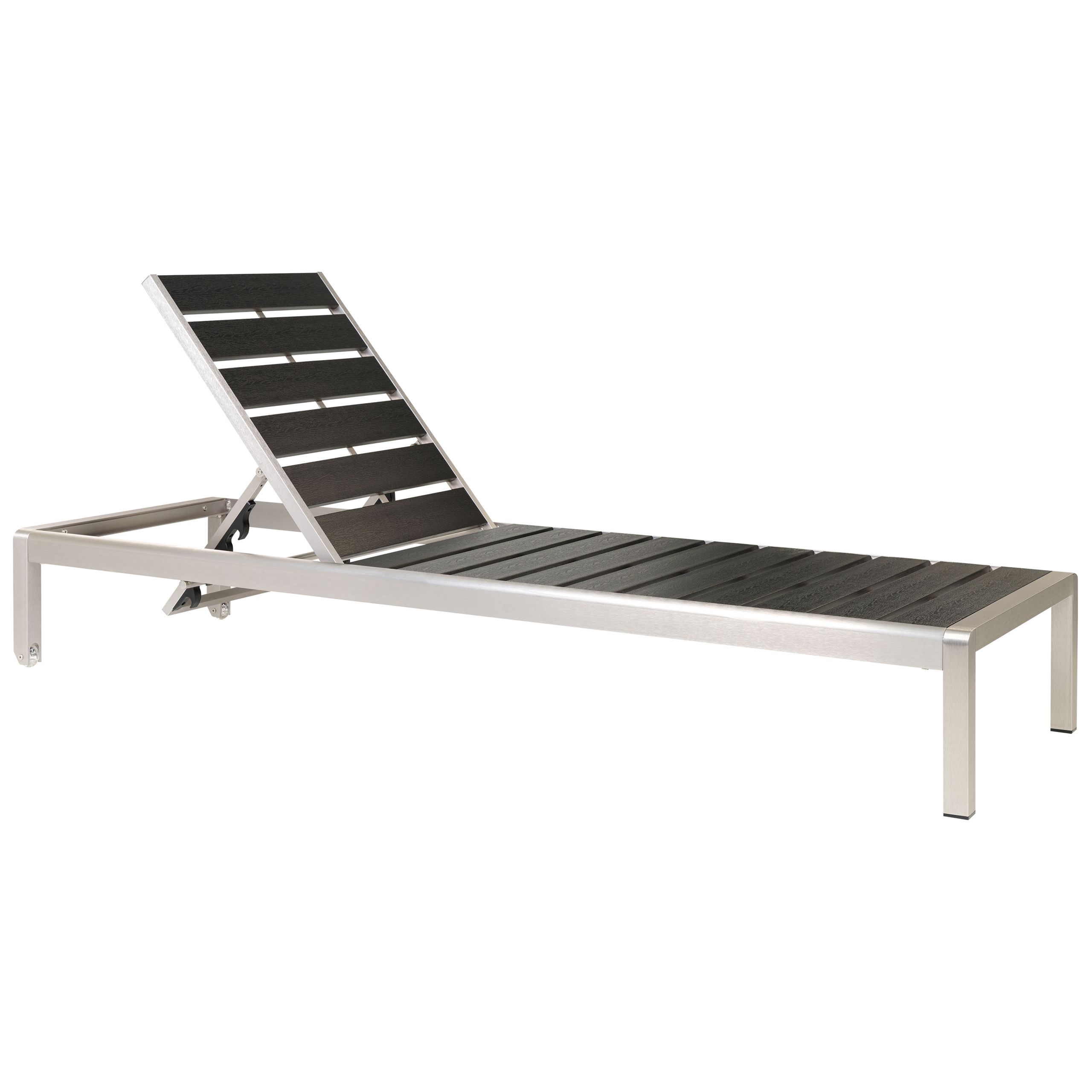 Liggestol NARDO Metal Sort/sølv