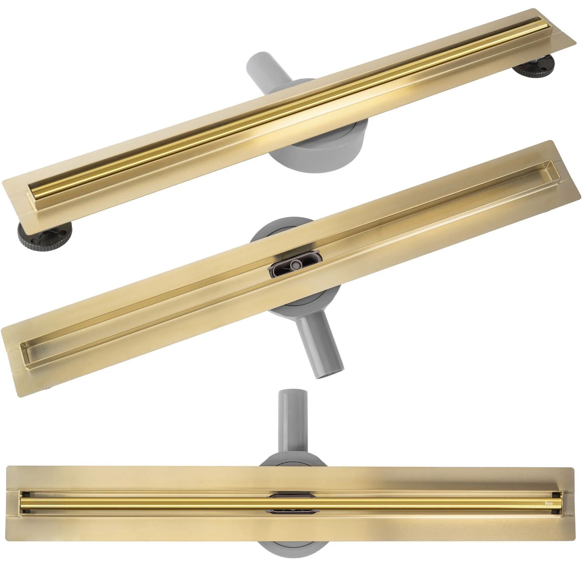 REA linjeafløb NEOX SLIM PRO 1000 Guld, 104x9x6,5cm