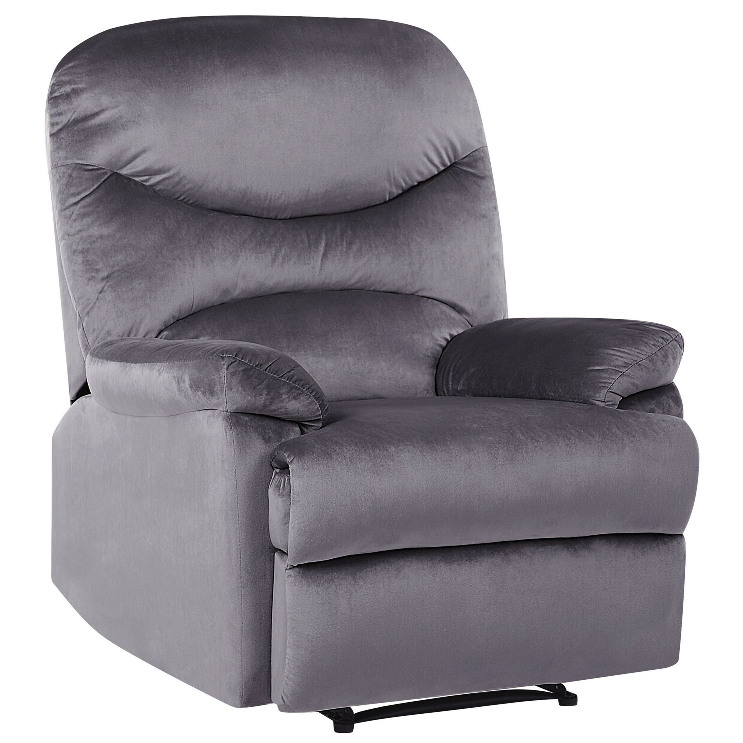 Recliner stol ESLOV Inkl. fodstøtte Velour Grå