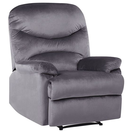 Recliner stol ESLOV Inkl. fodstøtte Velour Grå