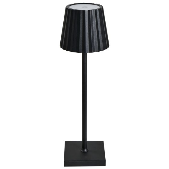 Bordlampe POMBEIRO Metal Sort