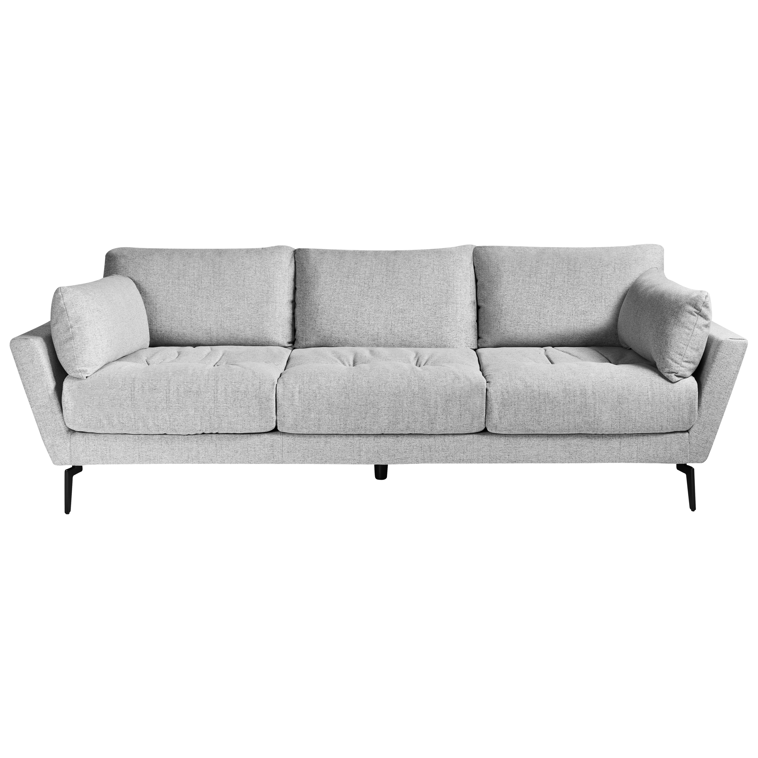 Sofa 4 personers NENOLA Lysegrå