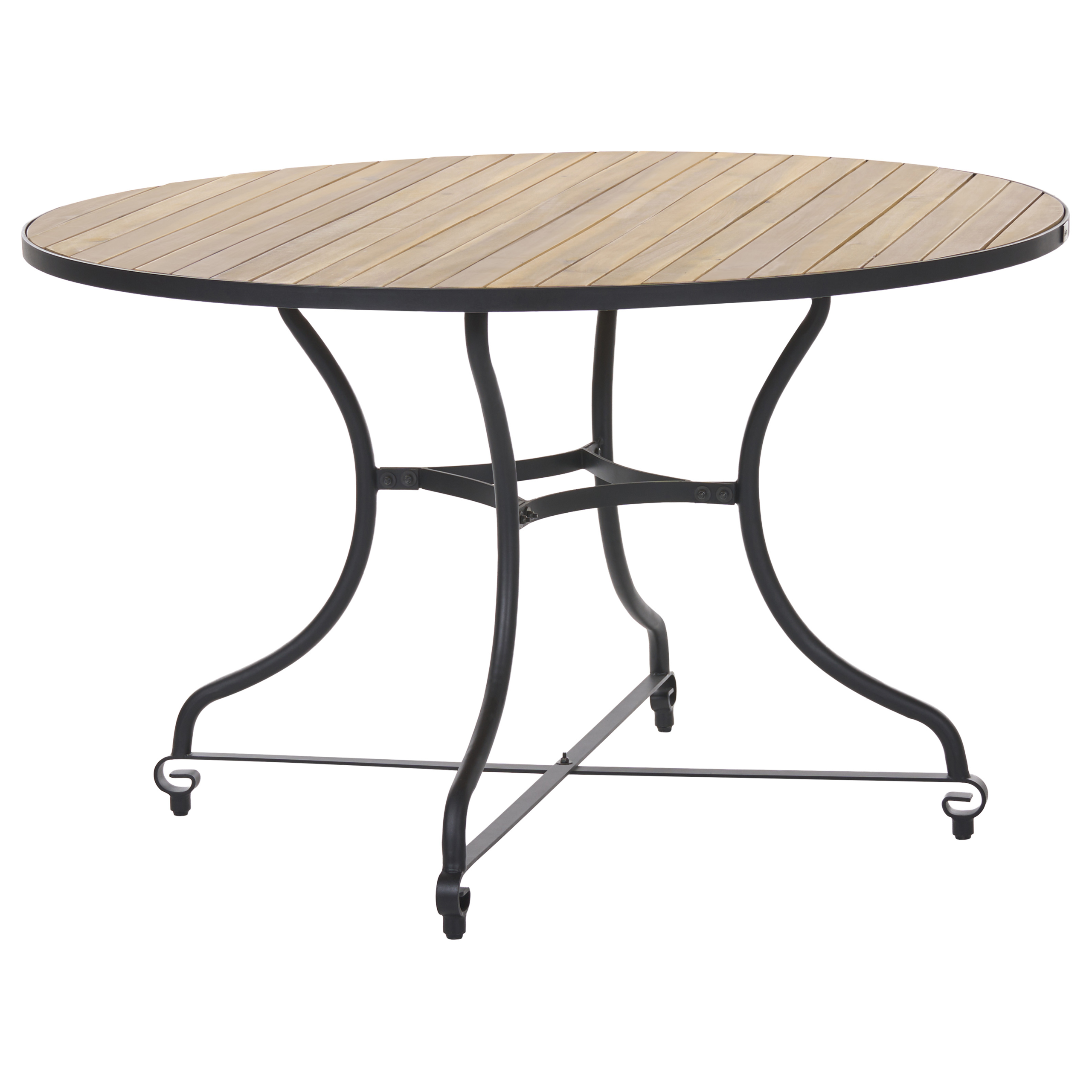 Havebord LASCARI 120 cm 120 cm Akacietræ Lysebrun