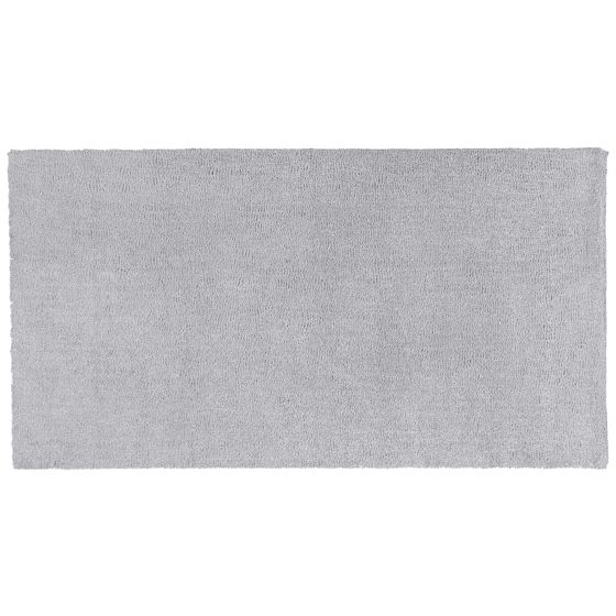Shaggy gulvtæppe DEMRE Lysegrå 80 x 150 cm