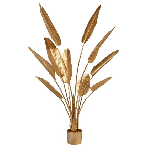 Kunstig plante BANANA TREE 162 cm Guld