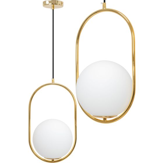 TOOLIGHT hængende loftlampe APP473-1CP Guld 41x24,5x60cm