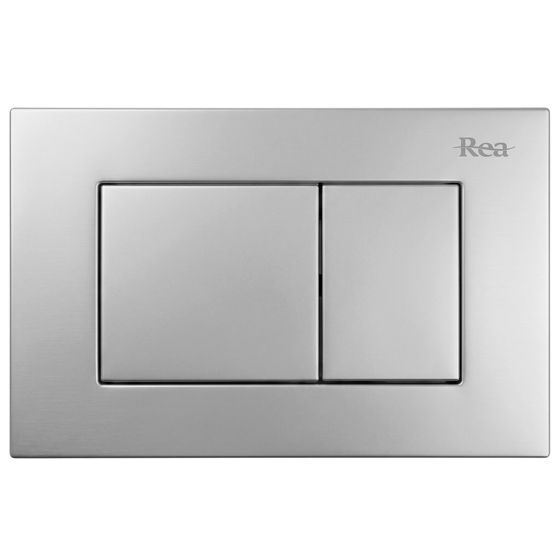 REA betjeningsplade til indbygningscisterne J Satin, 4x24,5x16,5cm