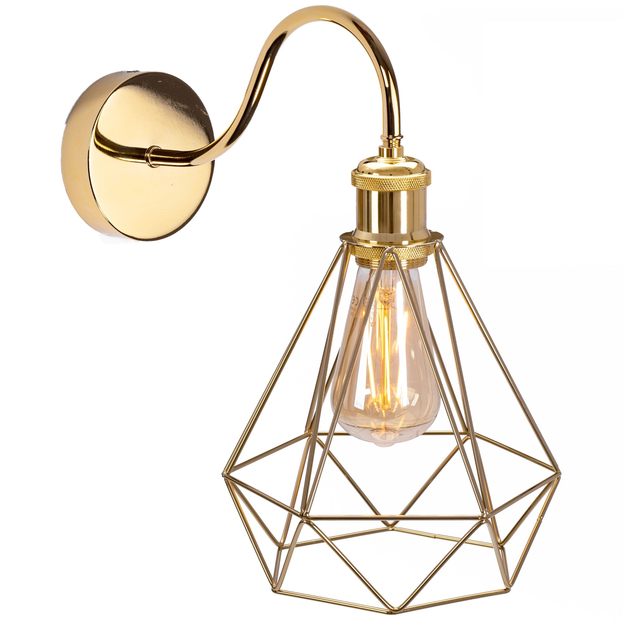 TOOLIGHT væglampe 392229 Guld 20x28,5x20cm