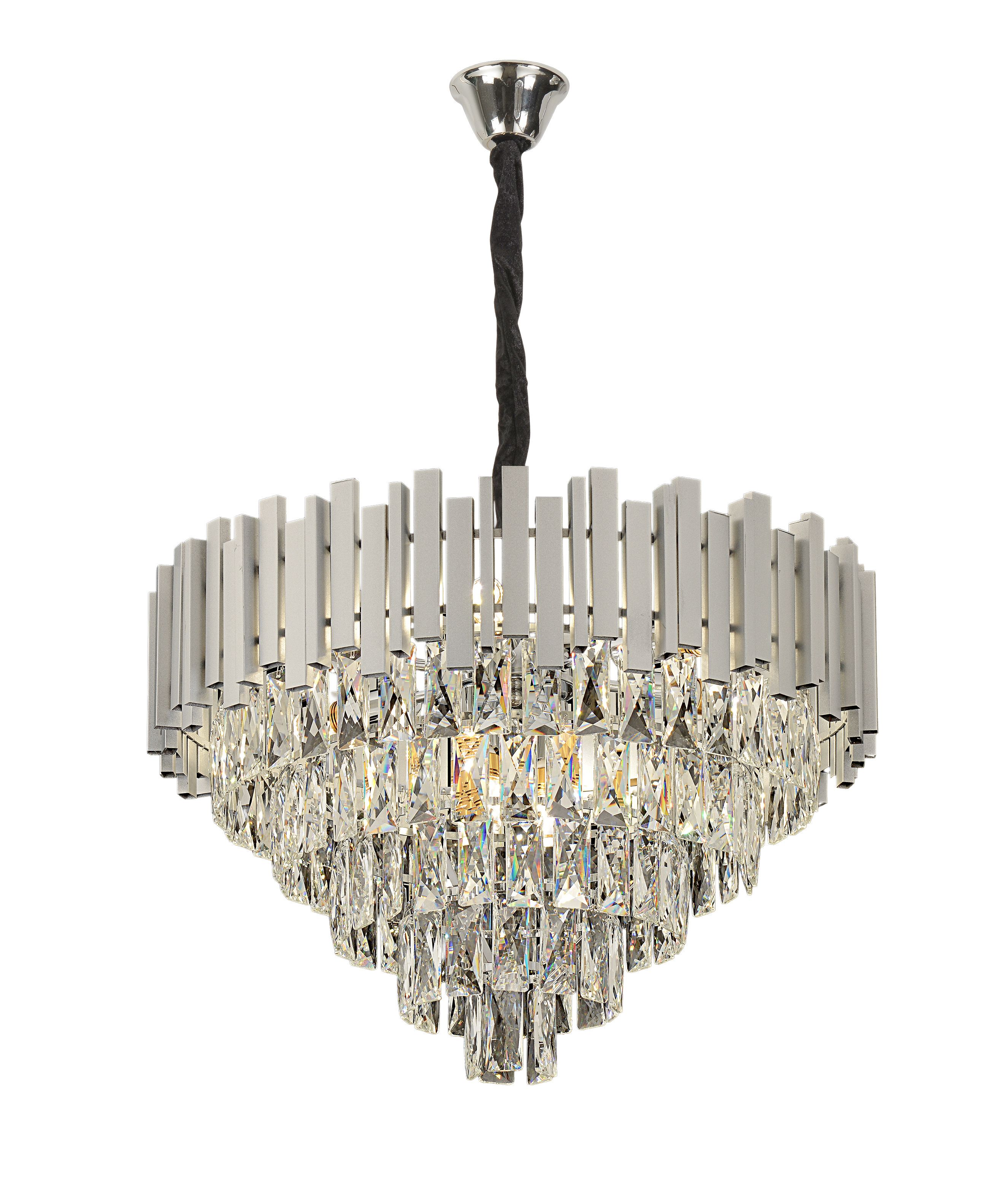 TOOLIGHT hængende loftlampe G051-CP 50CM Krom 79x46x34cm
