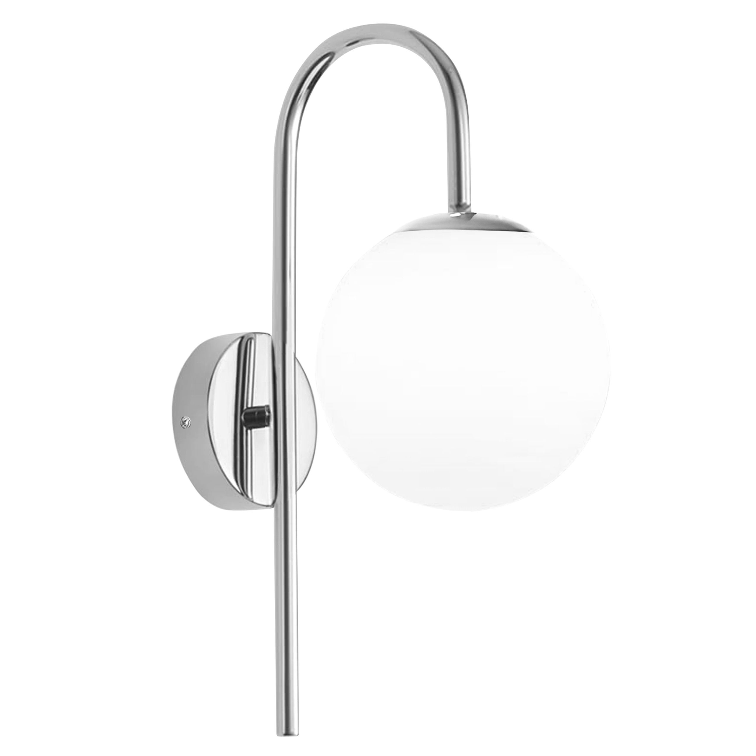 TOOLIGHT væglampe G092-1W Krom/Hvid 24,5x15x40cm