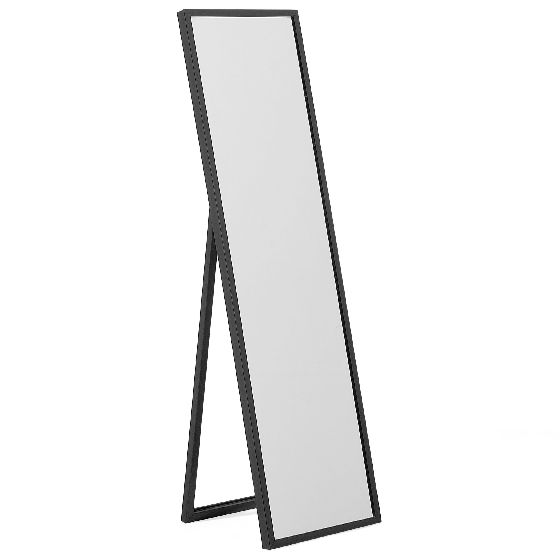 Stående spejl TORCY 140 cm Sort