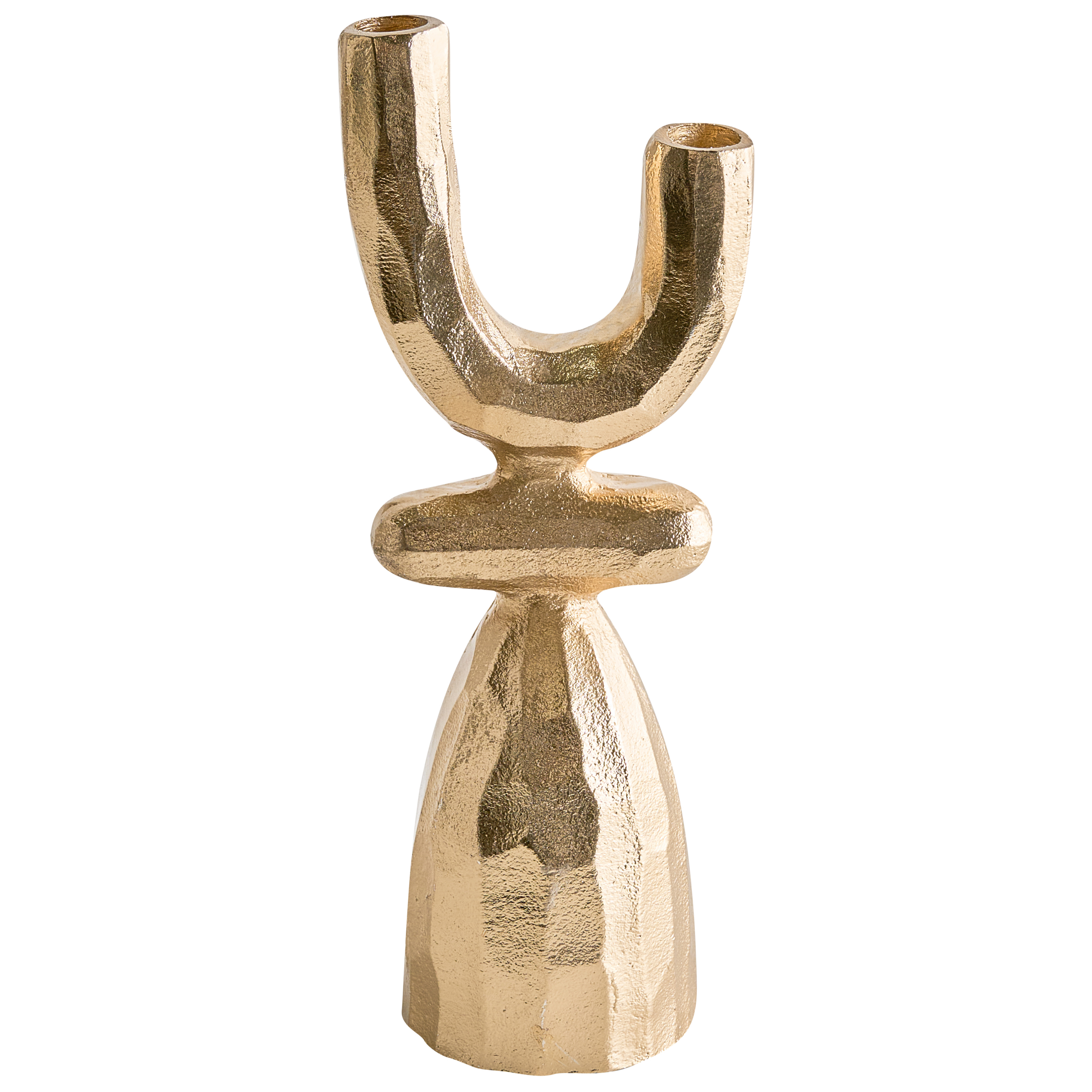 Lysestage KRADENIK 33 cm Metal Guld