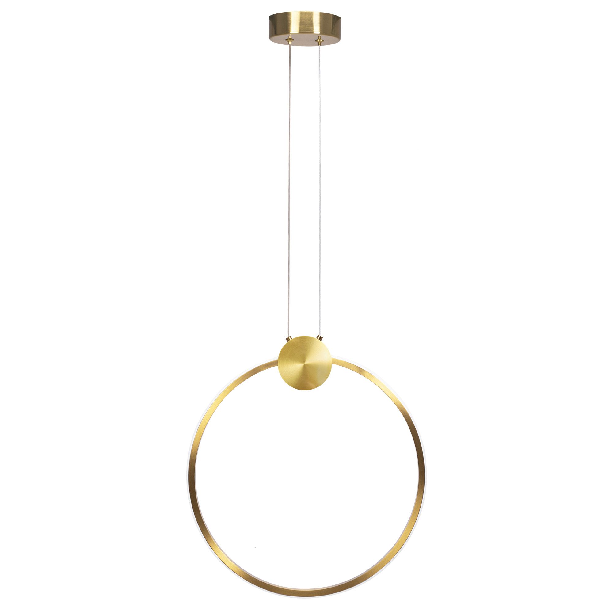 TOOLIGHT hængende loftlampe LED APP1397-CP 40CM Børstet guld 40x2,7x43cm