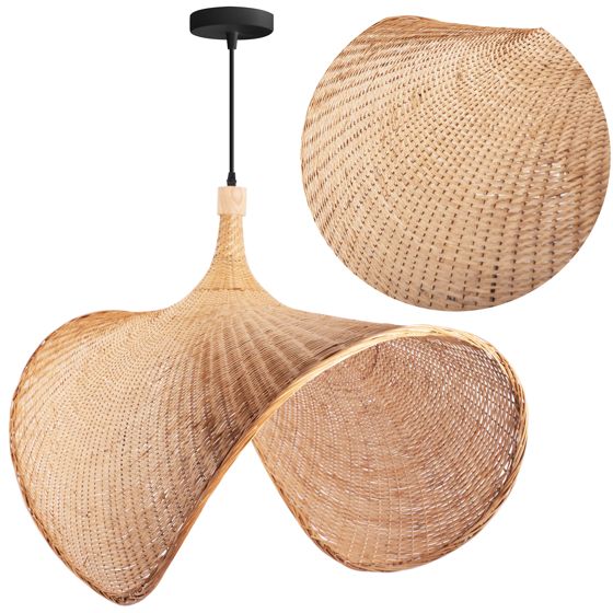 TOOLIGHT hængende loftlampe APP1641-1CP 50CM Beige 30x50x30cm
