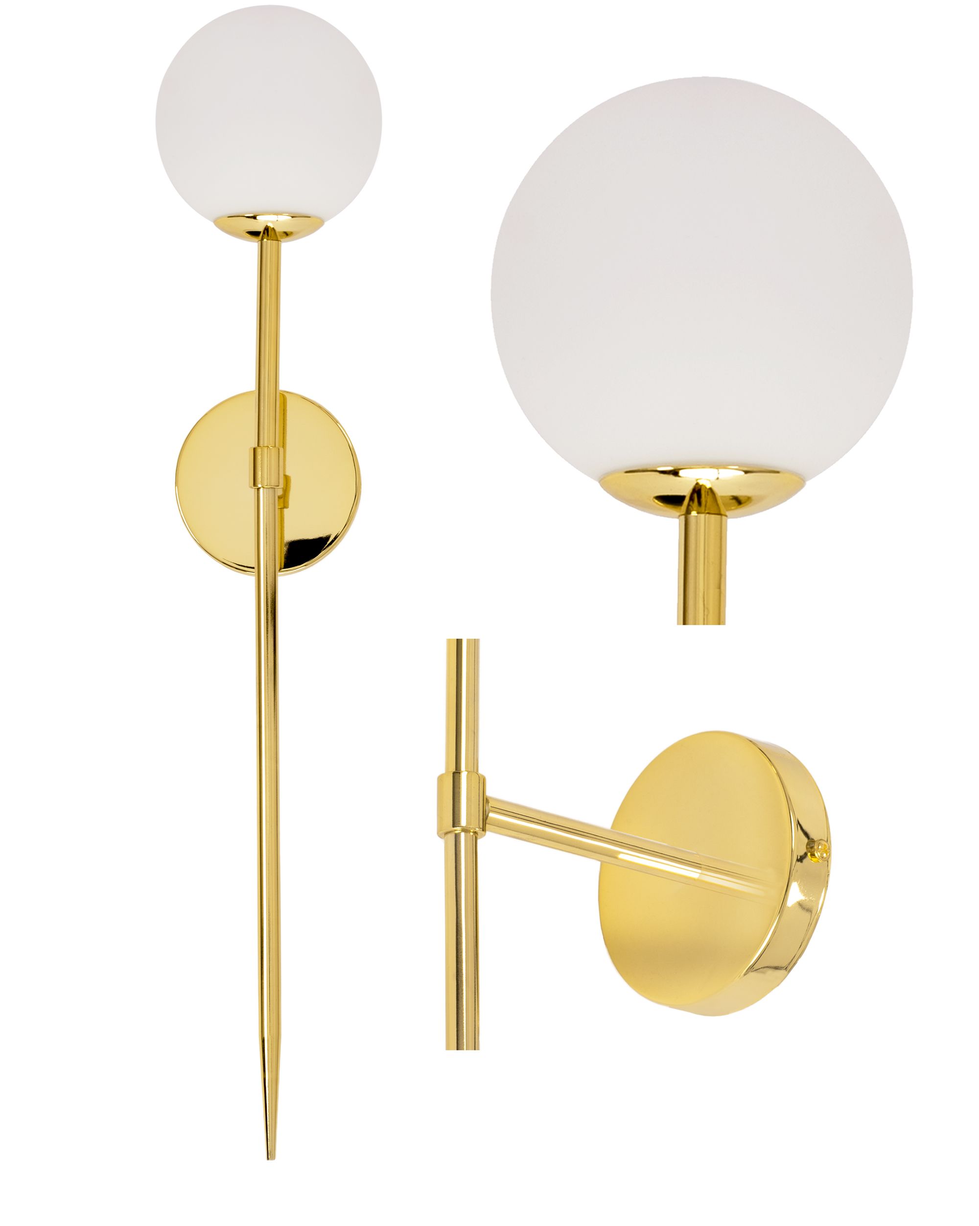 TOOLIGHT væglampe APP582-1W 150CM Guld 90x10x88cm