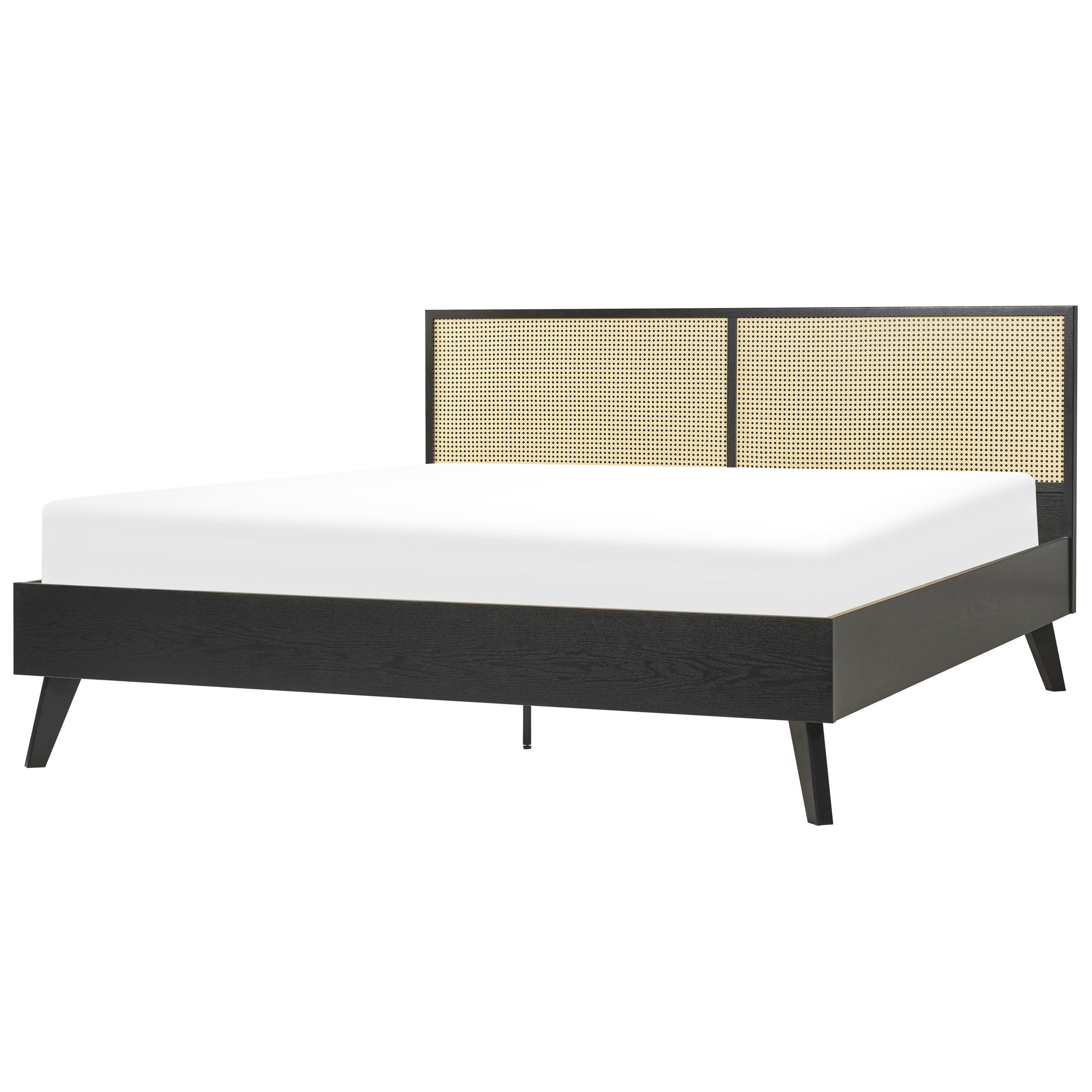 Seng Rattan MONPAZIER 180 x 200 cm Sort